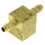 1/4" Barbed x 1/4" Barbed x 1/8" FPT In-Line Gauge Tee