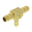 3/8" Barbed x 3/8" Barbed x 1/4" Barbed Pneumatic Reducing Tee