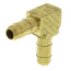 1/4" Barbed x 1/4" Barbed 90 Deg Elbow