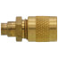 1/4" Flare Access Body, Solder End 3/16" ID, 1/4", 5/16" OD w/ CD2245 Brass Cap & Valve Core
