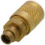1/4" Flare Access Body, Solder End 3/16" ID, 1/4", 5/16" OD w/ CD2245 Brass Cap & Valve Core