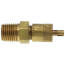 1/4" Flare X 1/4" MPT Adapter w/ CD2250 Brass Wrench Cap and Valve Core (Pack of 2)