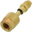 1/4" FE SAE Flare Left-Handed x 1/4" Male Flare A2L Adapter (For 454B-R32 Tanks)