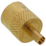1/4" Flare Brass Cap w/ Core Wrench Tool on Top (Pack of 25)