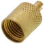 1/4" Flare Brass Cap w/ Core Wrench Tool on Top (Pack of 25)