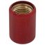 1/4" Red Anodized Flare Locking Cap for A2L (Pack of 10)