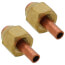 1/4" OD x 1-1/4" Copper Tube w/ 1/4" F. Double Flare and Depressed Tip (2 Pack)