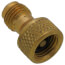 1/4" M. Flare x 1/4" F. Flare w/ Floating Core Depressor