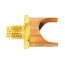 Braze On Self Piercing Copper Saddle Valve for 3/4" OD Copper