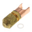 Braze On Self Piercing Copper Saddle Valve for 3/8" OD Tube (6 Pack)