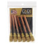 1/4" M. Flare Access Fitting w/ 1/4" Copper Tube Extension, w/ 1/4" Brass Cap and Valve Core (Pack of 6)