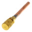 1/4" M. Flare Access Fitting w/ 1/4" Copper Tube Extension, w/ 1/4" Brass Cap and Valve Core (Pack of 6)