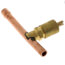 1/4" Flare Copper Access Tee on 1/4" OD x 3" Copper Tube w/ 1/4" Flare Brass Wrench Cap & Valve Core (2 Pack)