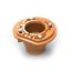 Hot Mop Compact Clamp Down Drain Cast Iron, 2" Throat, 2" No Hub Outlet