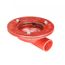 Clamp Down Drain Cast Iron, Side Outlet No Trap 4" Throat, 2" Outlet