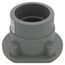 2" Outlet Compact Clamp Down Floor Drain, PVC, 2" Throat
