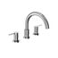 TBS01201U#CP LB Two Handle Deck Mount Roman Tub Filler Trim (Polished Chrome)