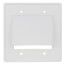 2-Gang Reversible Low-Voltage Cable Entrance Plate