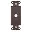 1-Gang Decora Adapter For Rotary Dimmers, Fits Over .406" Dimmer Shaft (Brown)