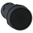 Harmony XB7 Monolithic Push Button, Unmarked, Push to Release, 1 NO - Black