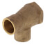 1/2" C x F x C Cast Brass Tee (Lead Free)