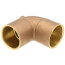 1" x 1/8" x 1" C x F x C Cast Brass Tee