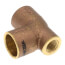 1/2" x 1/8" x 1/2" C x F x C Cast Brass Tee