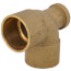 1-1/4" x 1/2" x 1-1/4" C x F x C Cast Brass Tee (Lead Free)