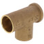 3/4" x 1/2" x 3/4" C x F x C Cast Brass Tee (Lead Free)