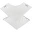 3" CoverGuard Inside Vertical Elbow Line Set Cover (White)