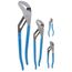 4 Piece Pro's Choice Tongue & Groove Pliers Set