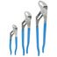 3 Piece V-Jaw Tongue & Groove Pliers Set