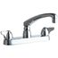 1100 Series Commercial Deck-Mounted Manual Faucet w/ 8" Centers (Polished Chrome), 1100-E35ABCP
