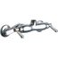 445 Series - Wall-Mounted Manual Faucet w/ Adjustable Centers (Polished Chrome), 445-LESAB