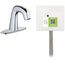 EQ Series Touch-Free Lavatory Faucet, Round, 4P, Battery Powered, DS Internal Mixing, ASSE 1070 (Polished Chrome), EQ-A12A-13ABCP