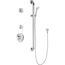 Pressure Balancing Shower System w/ Hand Spray and 36" ADA Grab Bar (Polished Chrome), SH-PB1-15-024