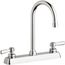Workboard Faucet, Deck Mount, 8" Centers (Polished Chrome), W8D-GN2AE35-369AB