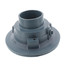 3" No-Hub Adjustable Floor Drain w/ 4" CP Brass Strainer