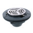 3" No-Hub Adjustable Floor Drain w/ 4" CP Brass Strainer