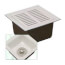 2" No-Hub Floor Sink (12" x 12" x 6")