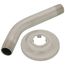 Brushed Nickel 6" Shower Arm & Flange, CL10154BN