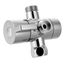 Chrome Shower Arm Diverter (non-pivoting)