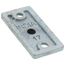 3/8" Electro-Galvanized Ceiling Plate