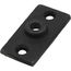 1/2" Black Ceiling Plate