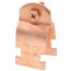 1" Copper Plated Multi-Strut Pipe Clamp