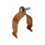 3-1/2" Copper Epoxy Coated Multi-Strut Pipe Clamp
