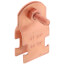 3/4" Copper Plated Multi-Strut Pipe Clamp