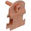 3/8" Copper Epoxy Coated Multi-Strut Pipe Clamp