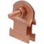 3/8" Copper Epoxy Coated Multi-Strut Pipe Clamp