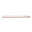 1-1/2" x 1" x 72" Copper Branch Manifold (12 Outlets)